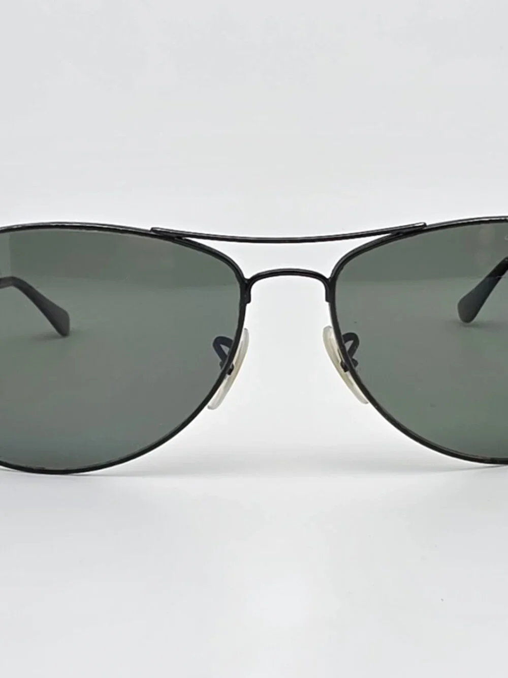 Ray-Ban RB3362 002 Cockpit Black Frame Polarized Green Lens Aviator Sunglasses